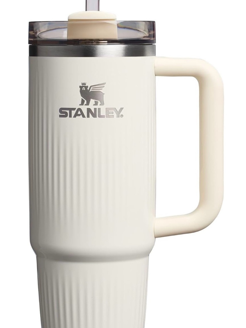 Stanley Cream Insulated Travel Mug with Handle - Picture 1 of 2